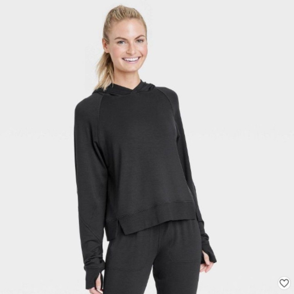 NWT All in Motion Modal Lightweight Hoodie - Black Size 2X